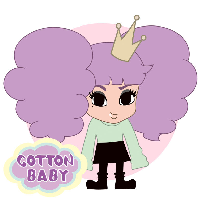 COTTON BABY / Illustration by bAbycAt